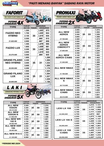 Pricelist