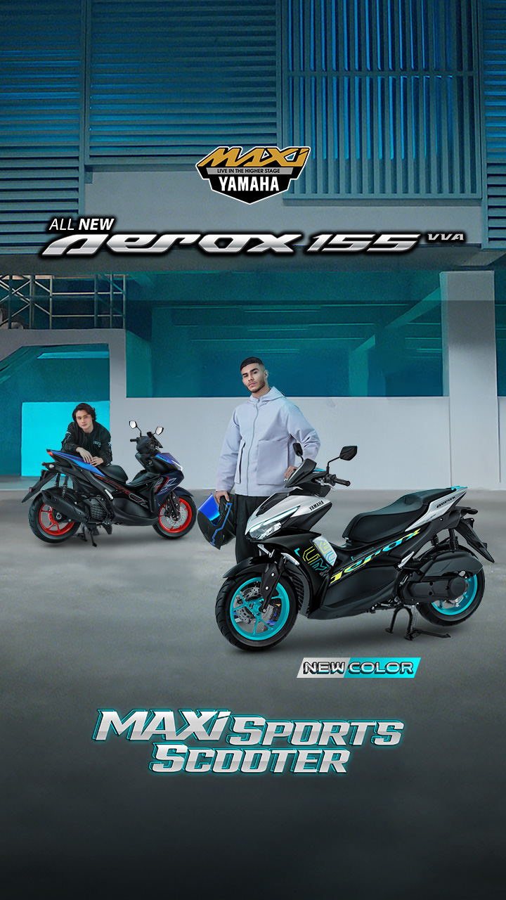 ALL NEW AEROX 155 VVA CONNECTED